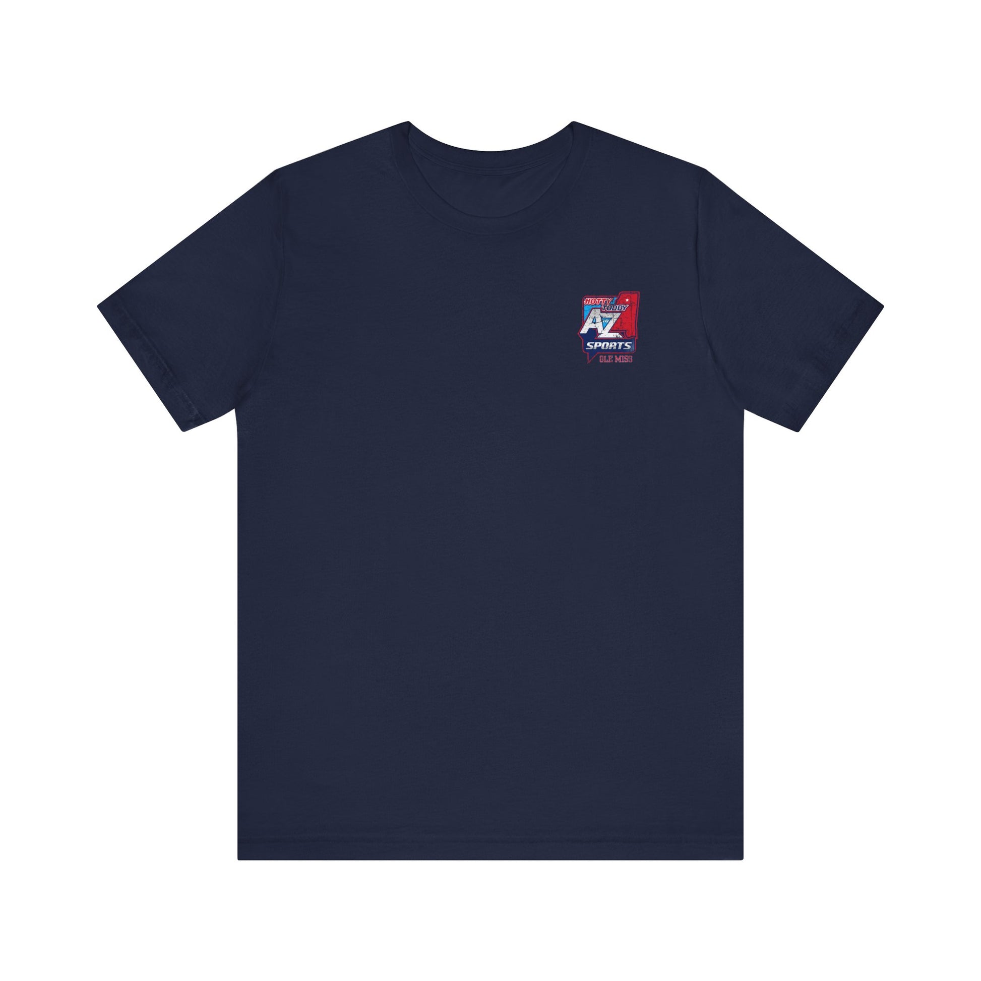 A to Z Sports Ole Miss Distressed Pocket T-Shirt