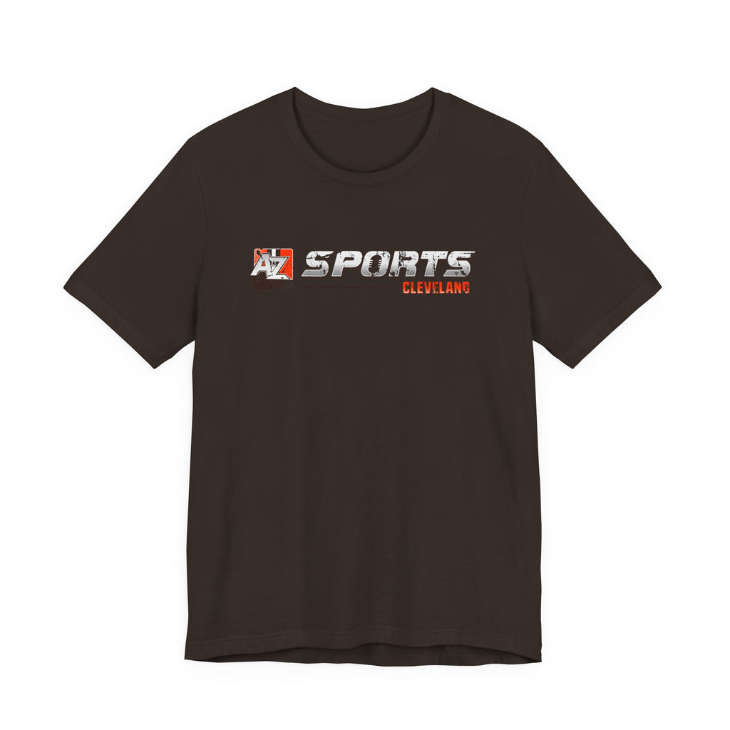 A to Z Sports Browns Distressed Horizontal T-Shirt