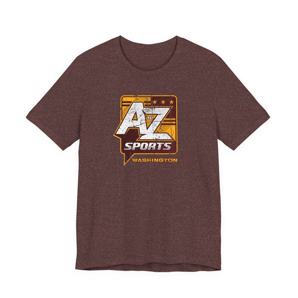 A to Z Sports Commanders Distressed Logo T-Shirt