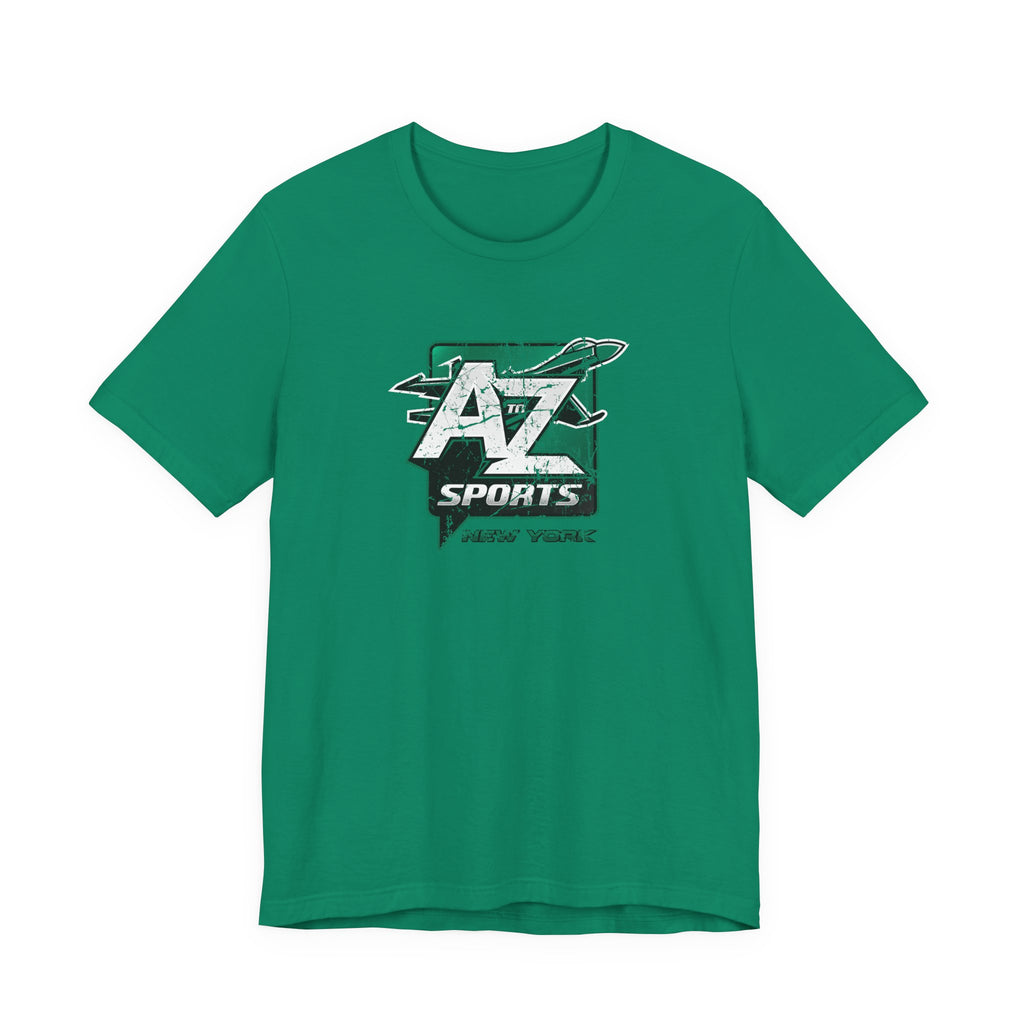 A to Z Sports Jets Distressed T-Shirt