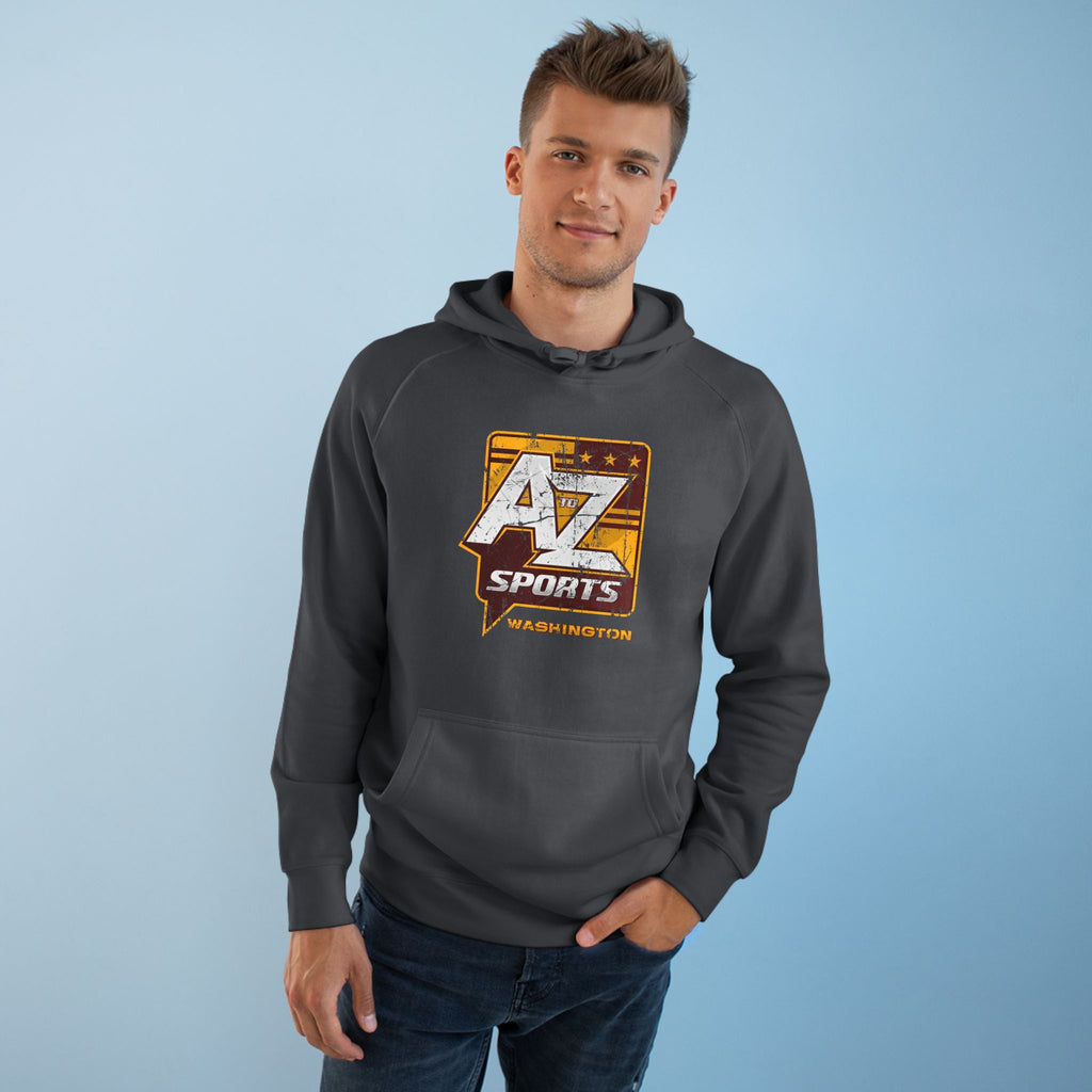 A to Z Sports Commanders Distressed Hoodie