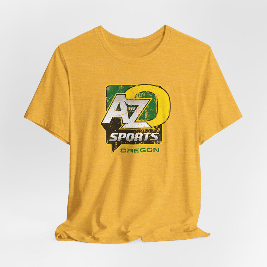 A to Z Sports Oregon Distressed T-Shirt