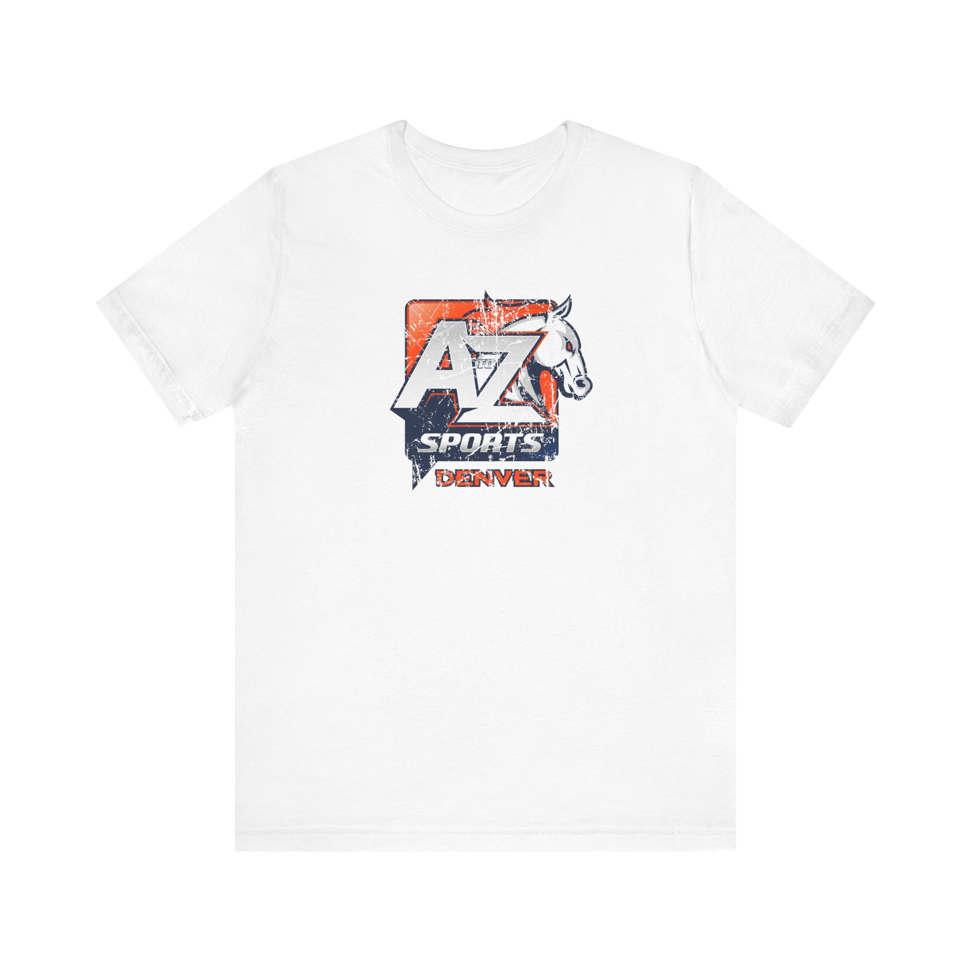 A to Z Sports Broncos Distressed T-Shirt
