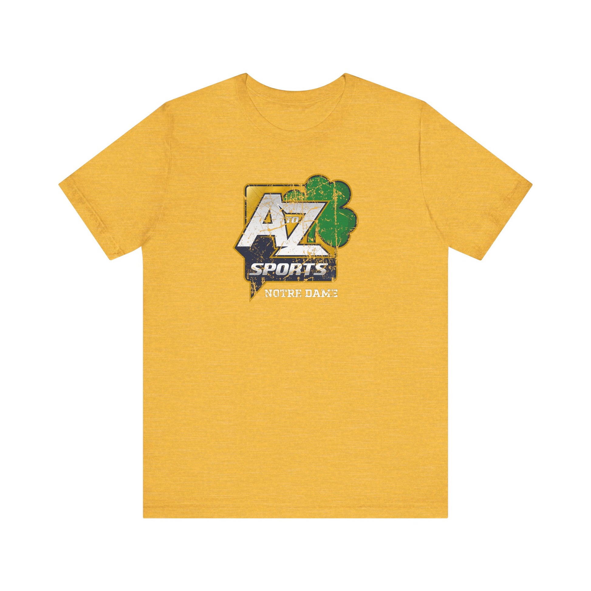 A to Z Sports Notre Dame Distressed T-Shirt