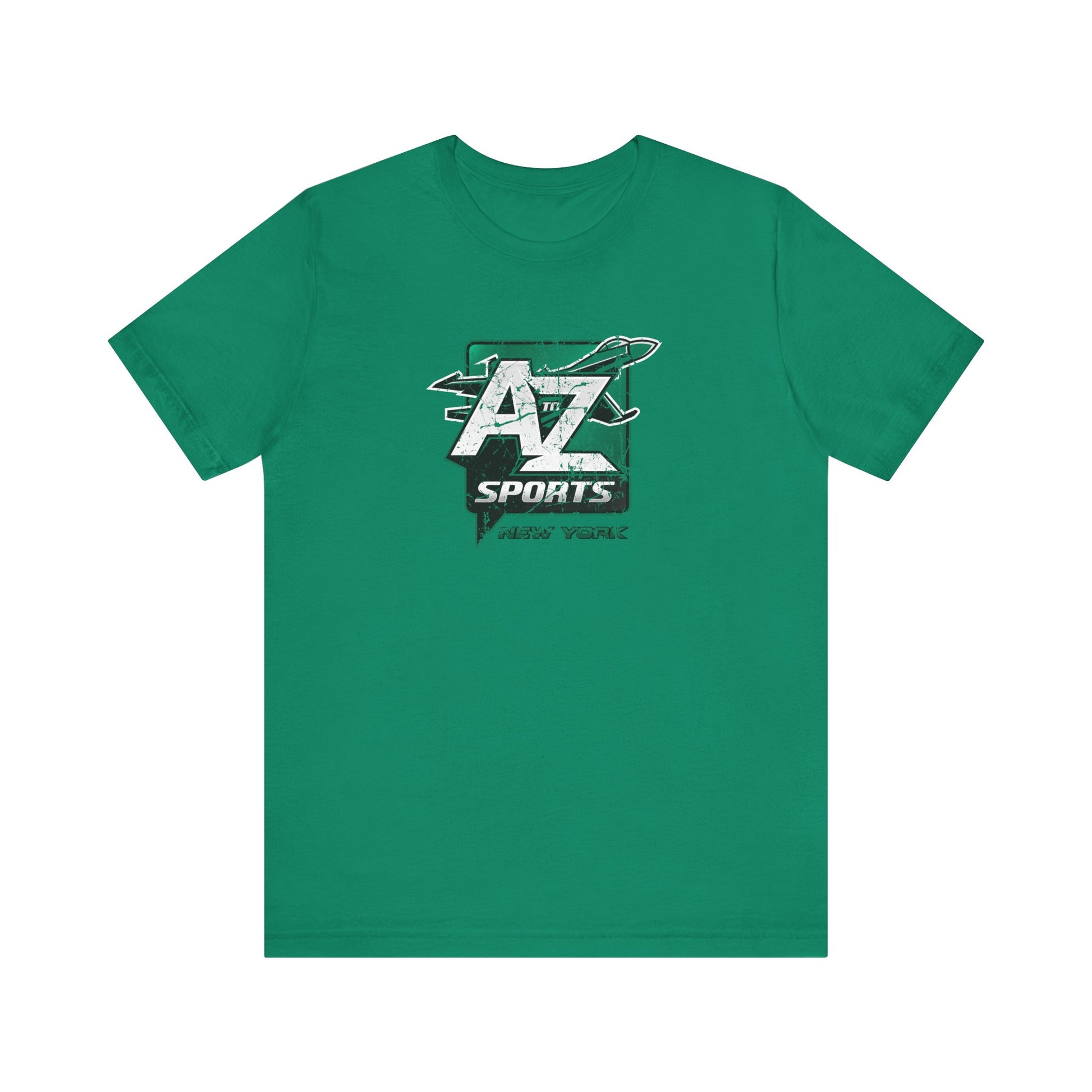 A to Z Sports Jets Distressed T-Shirt