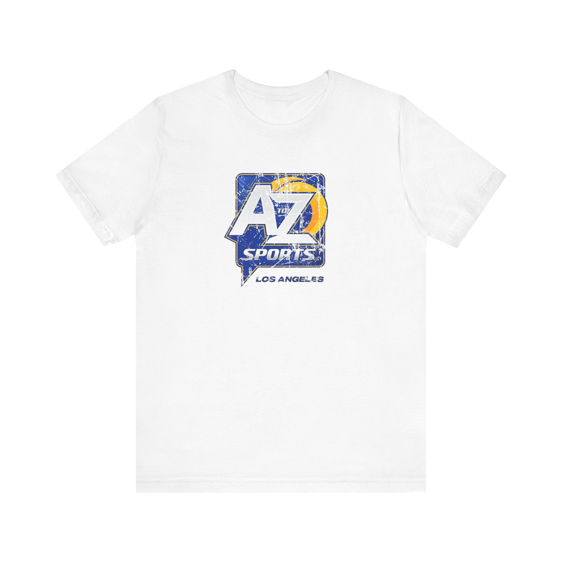 A to Z Sports Rams Distressed T-Shirt