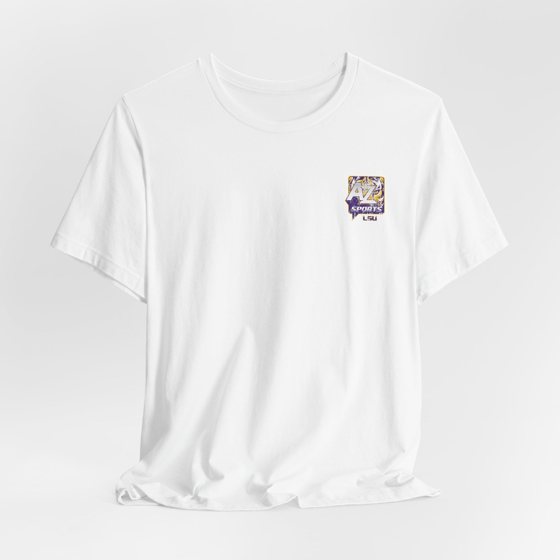 A to Z Sports LSU Distressed Pocket T-Shirt