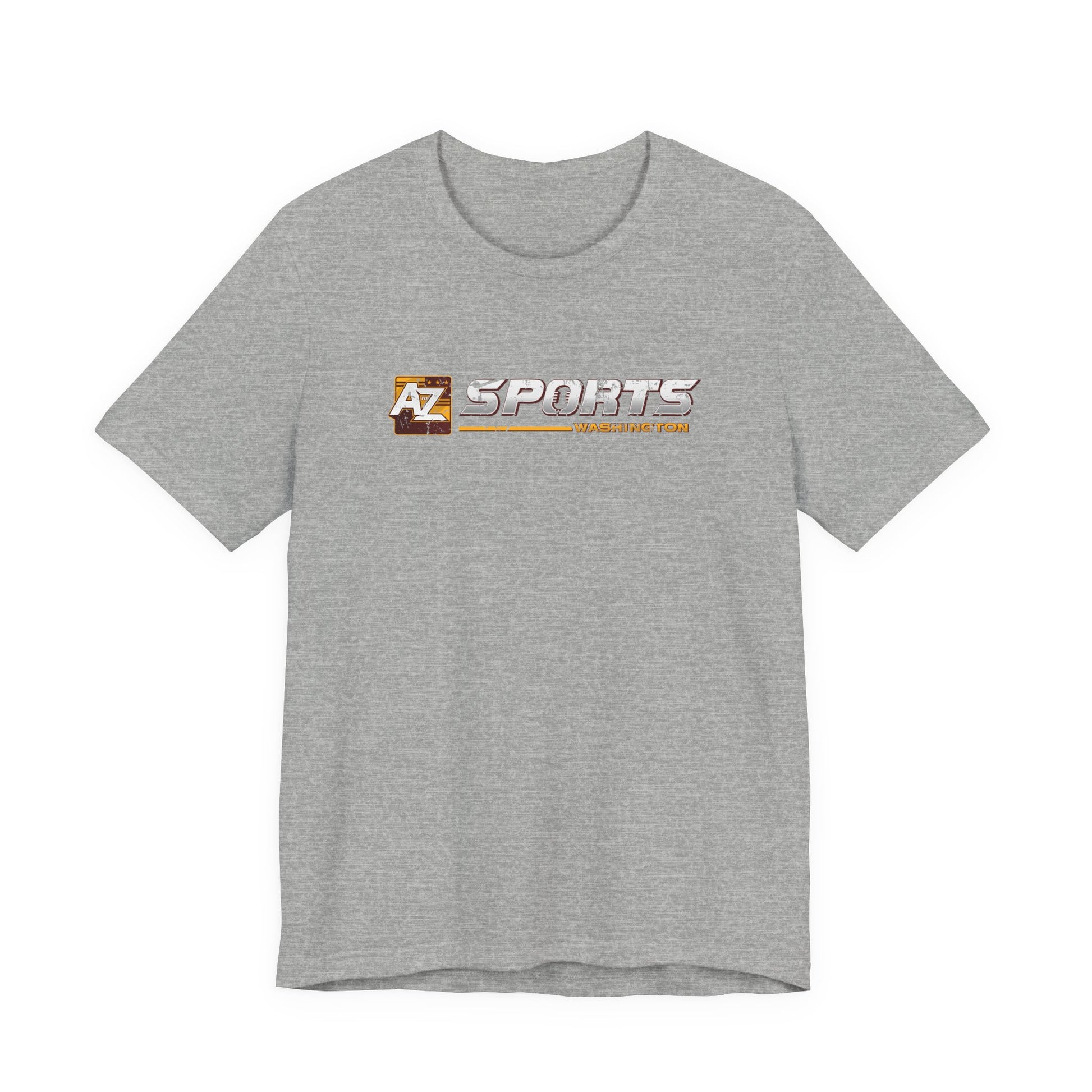 A to Z Sports Commanders Horizontal Distressed T-Shirt