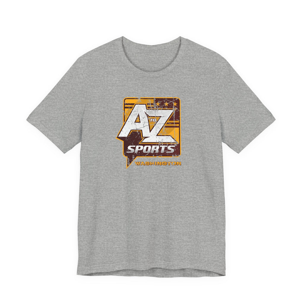 A to Z Sports Commanders Distressed Logo T-Shirt