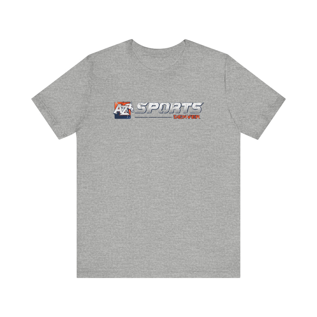 A to Z Sports Broncos Distressed Horizontal T-Shirt