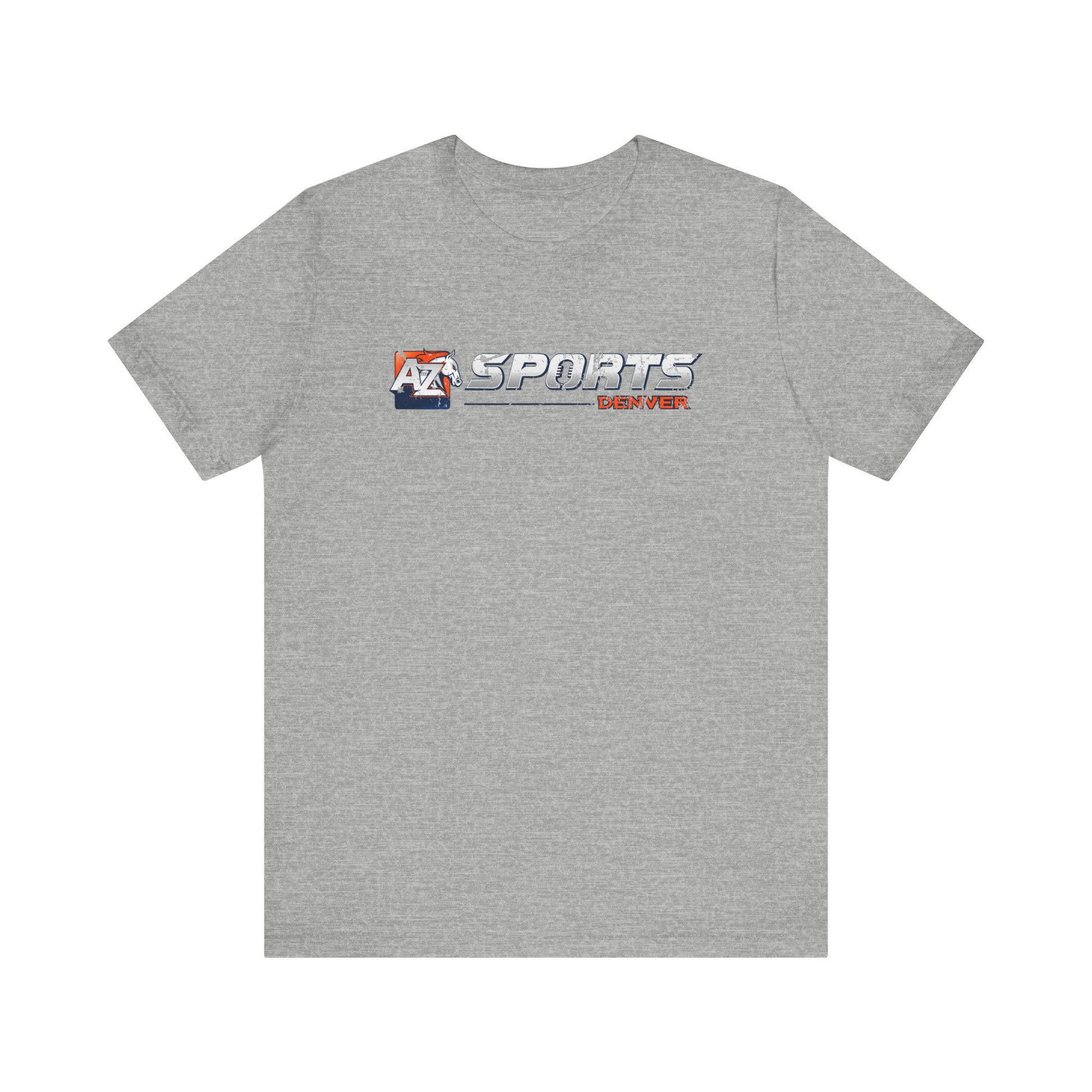 A to Z Sports Broncos Distressed Horizontal T-Shirt