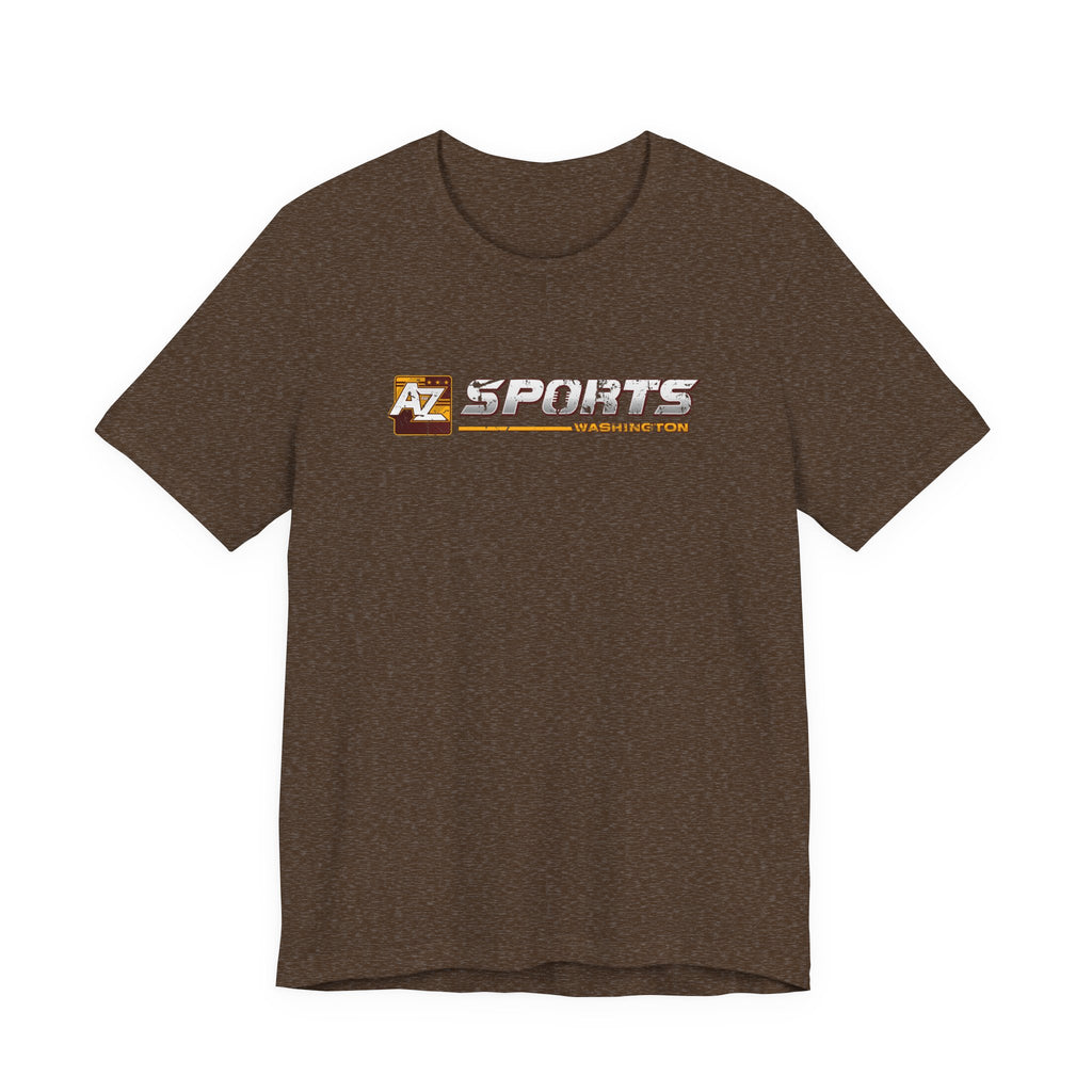 A to Z Sports Commanders Horizontal Distressed T-Shirt