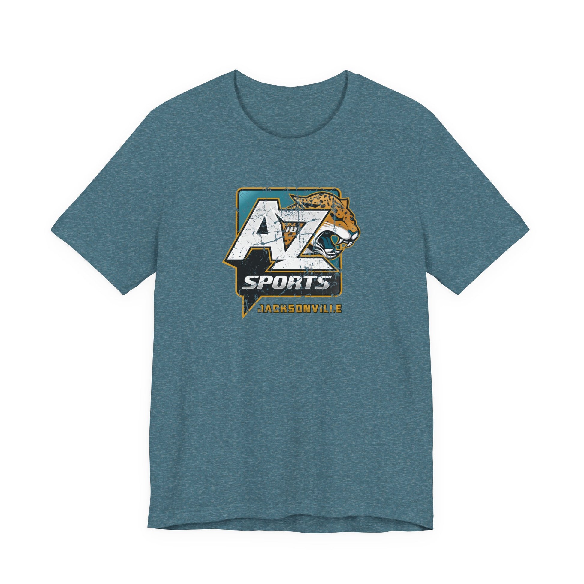 A to Z Sports Jaguars Distressed T-Shirt