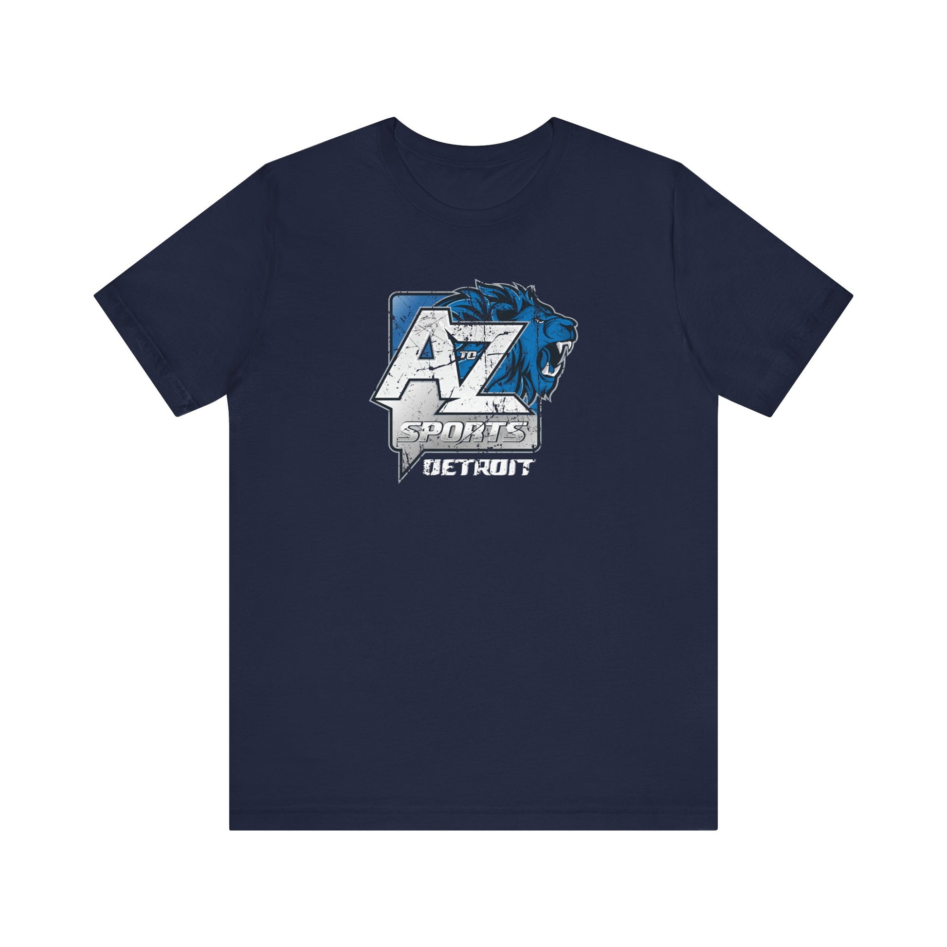 A to Z Sports Lions Distressed T-Shirt