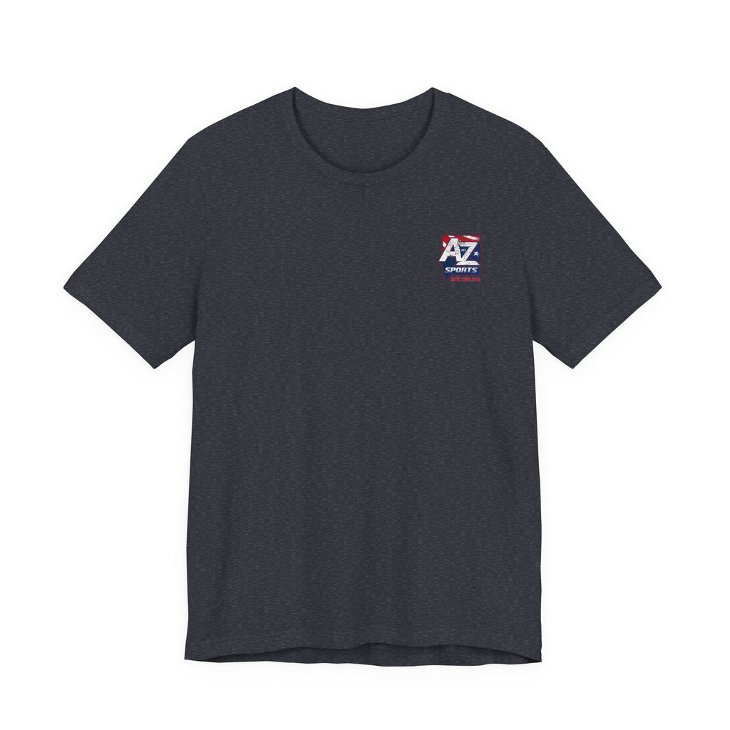 A to Z Sports Patriots Distressed Pocket T-Shirt