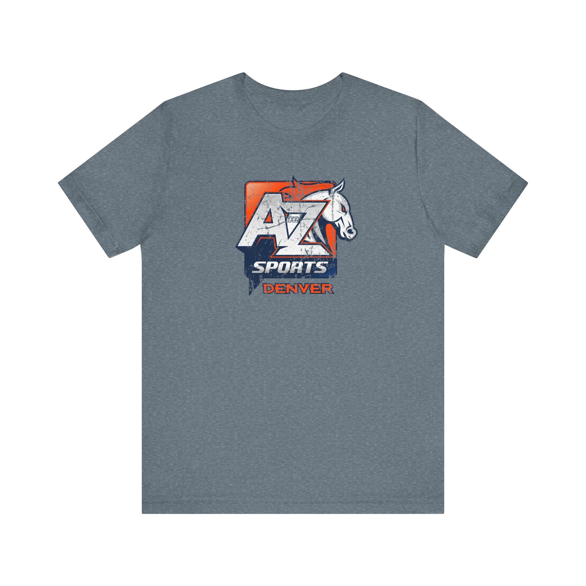 A to Z Sports Broncos Distressed T-Shirt
