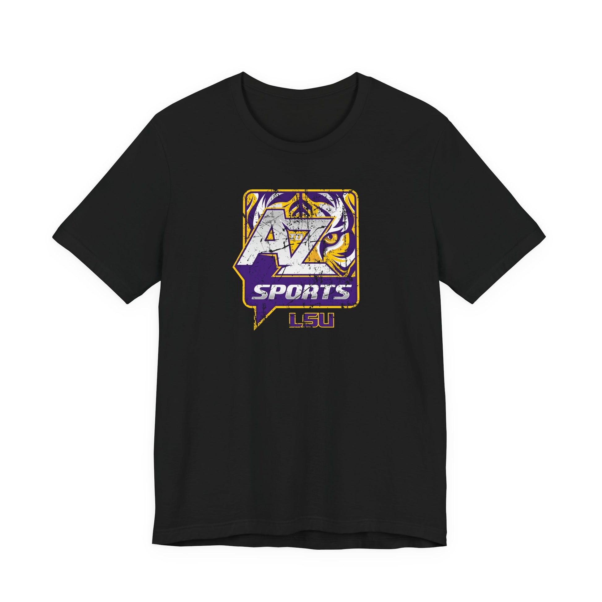 A to Z Sports LSU Distressed T-Shirt