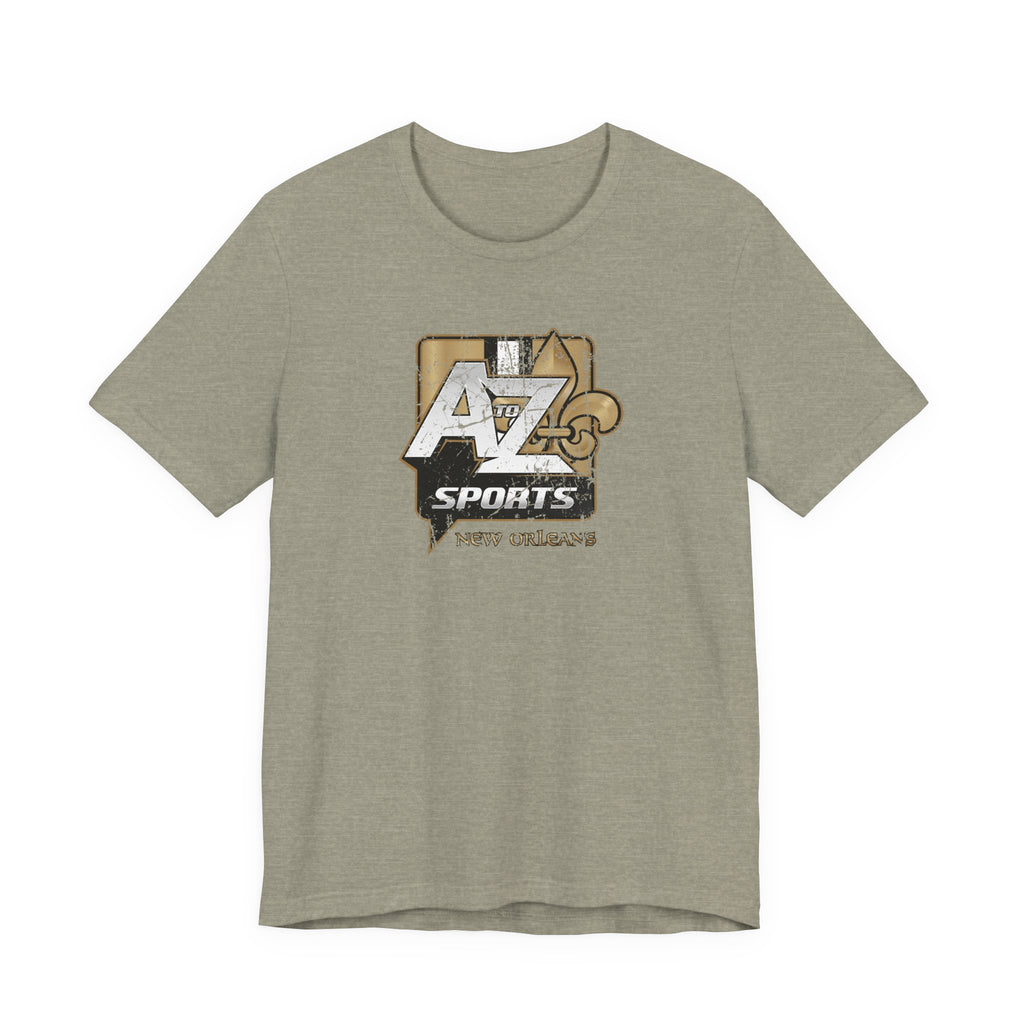 A to Z Sports Saints Distressed T-Shirt