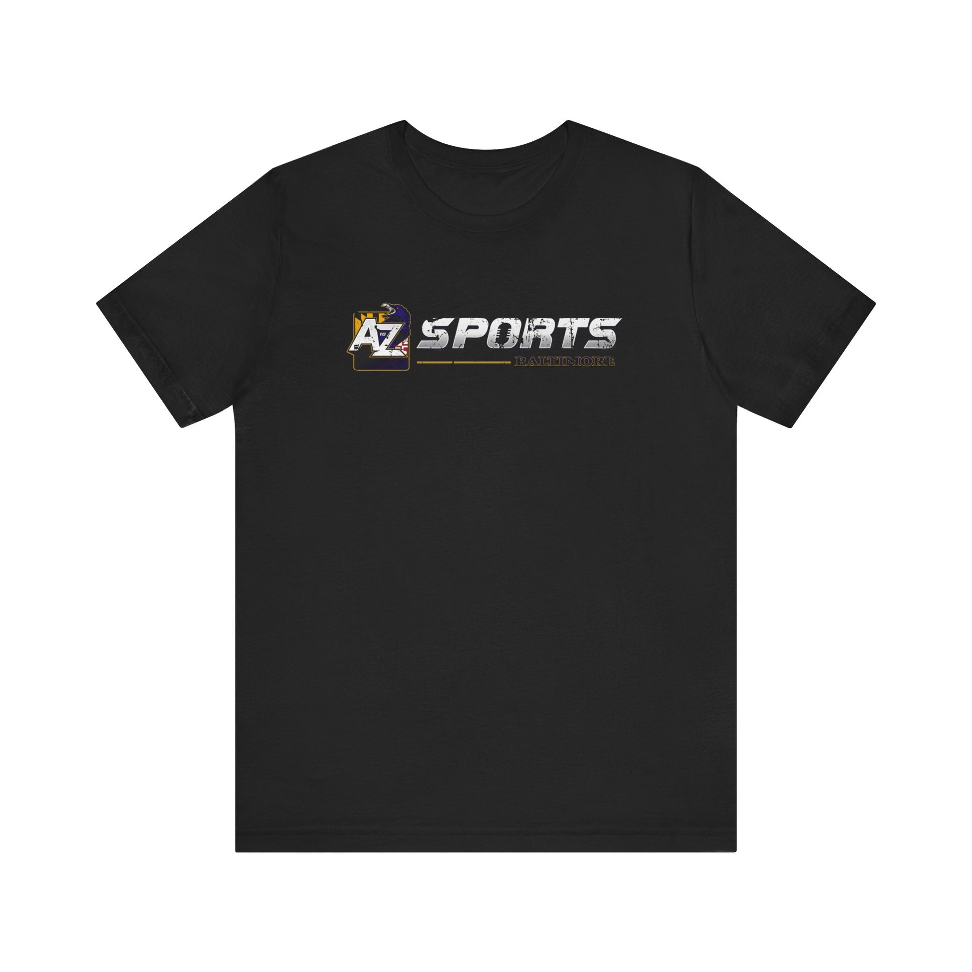 A to Z Sports Ravens Distressed Horizontal T-Shirt