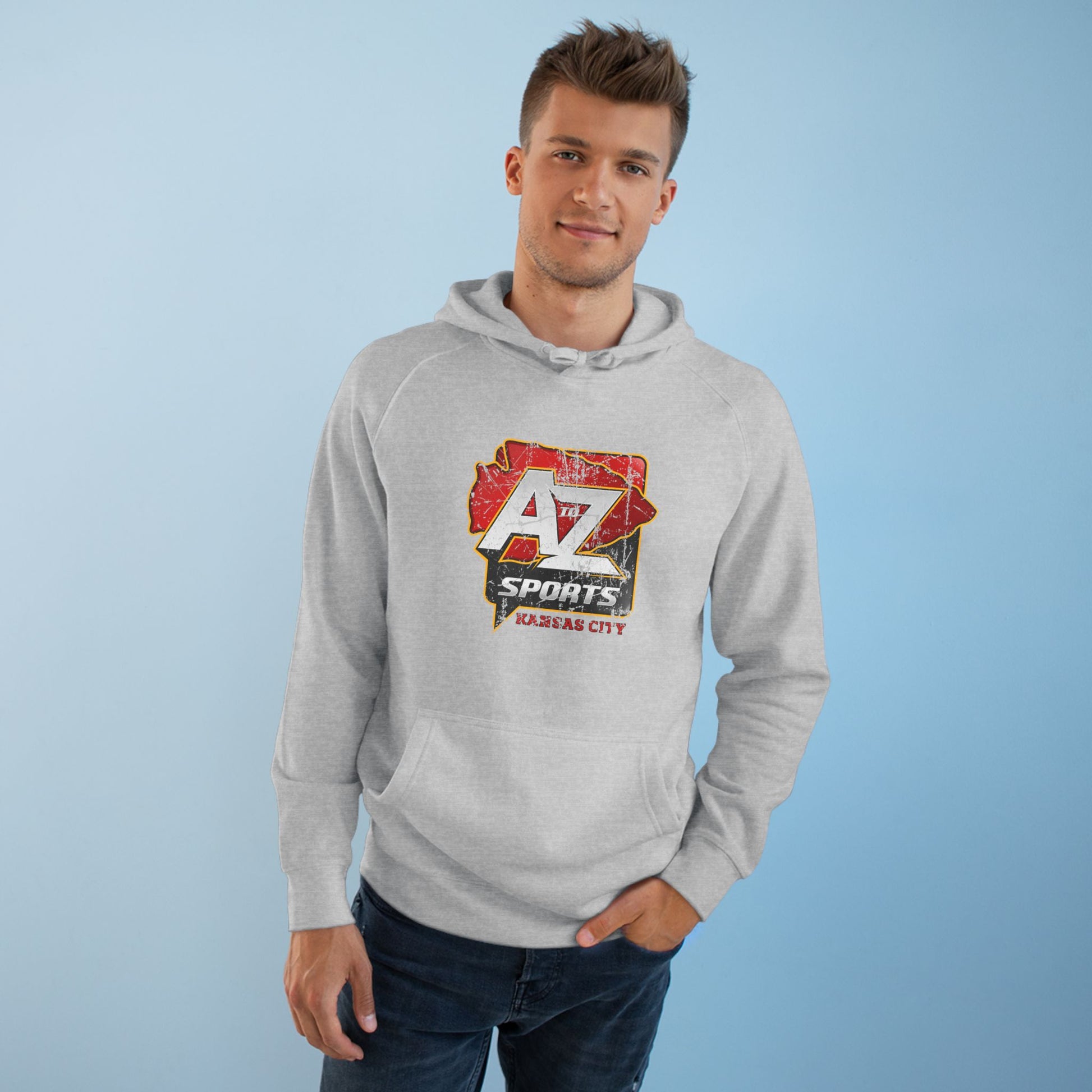 A to Z Sports Chiefs Distressed Hoodie