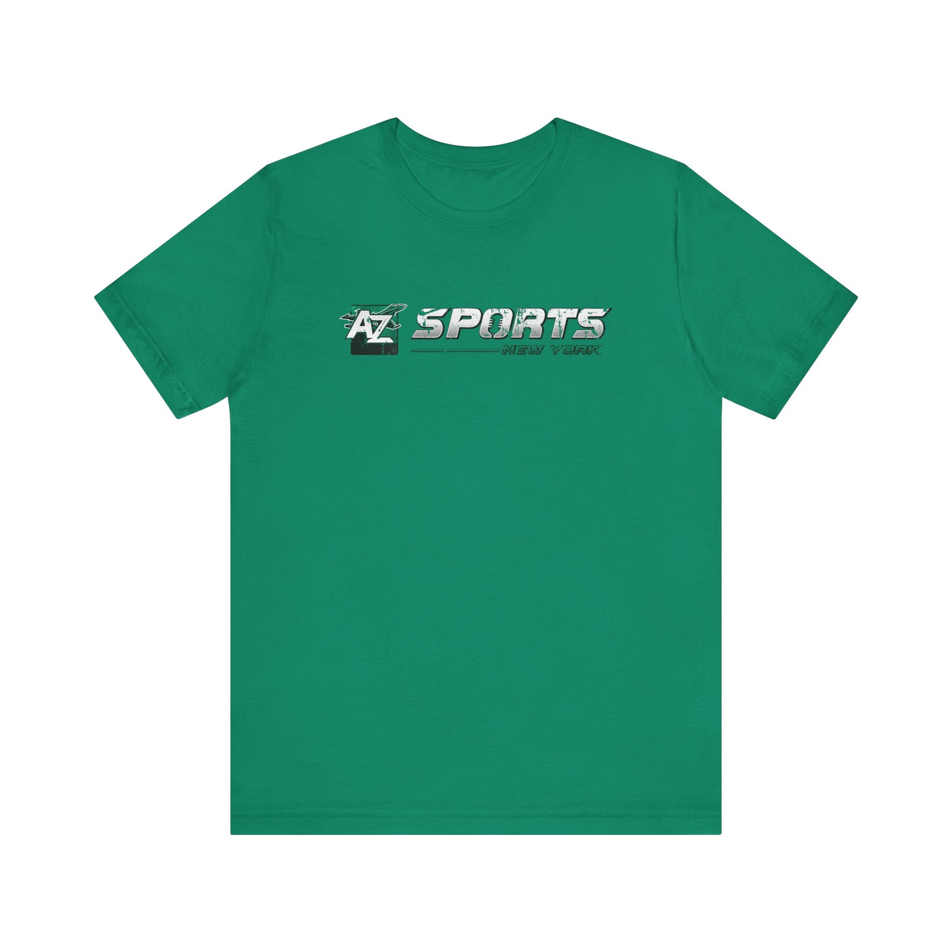 A to Z Sports Jets Distressed Horizontal T-Shirt