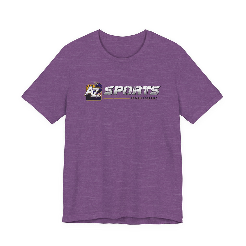 A to Z Sports Ravens Distressed Horizontal T-Shirt