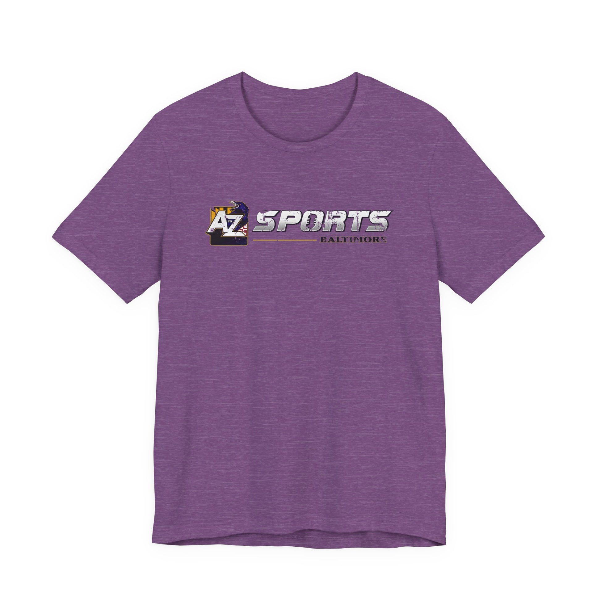 A to Z Sports Ravens Distressed Horizontal T-Shirt