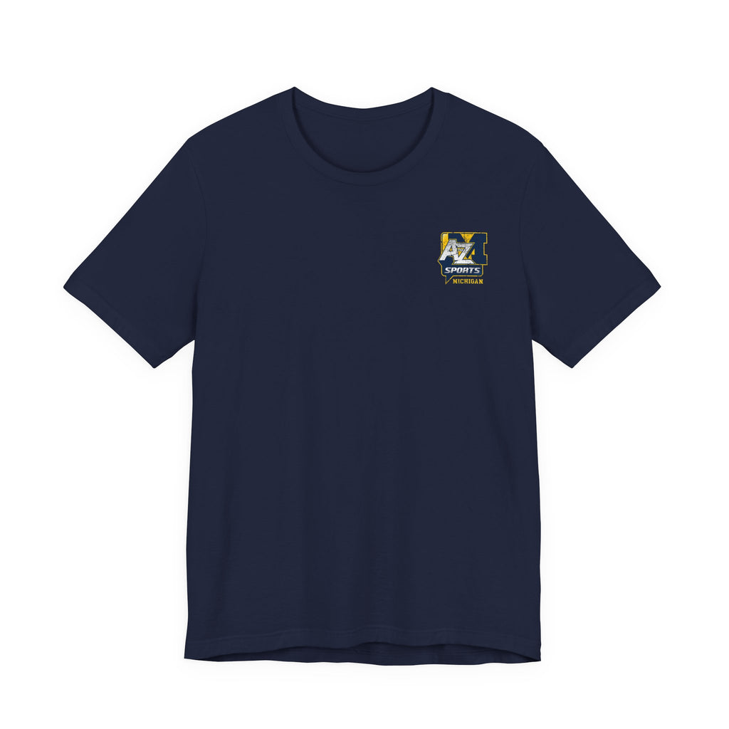 A to Z Sports Michigan Distressed Pocket T-Shirt