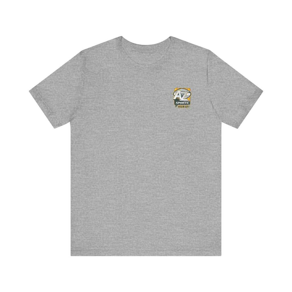 A to Z Sports Packers Distressed Pocket T-Shirt