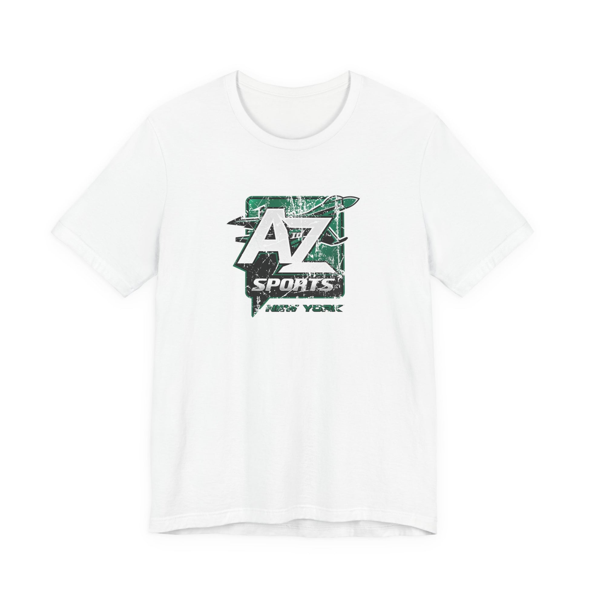 A to Z Sports Jets Distressed T-Shirt