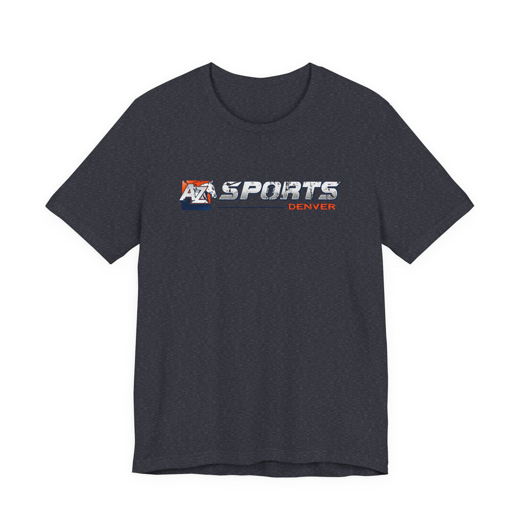 A to Z Sports Broncos Distressed Horizontal T-Shirt