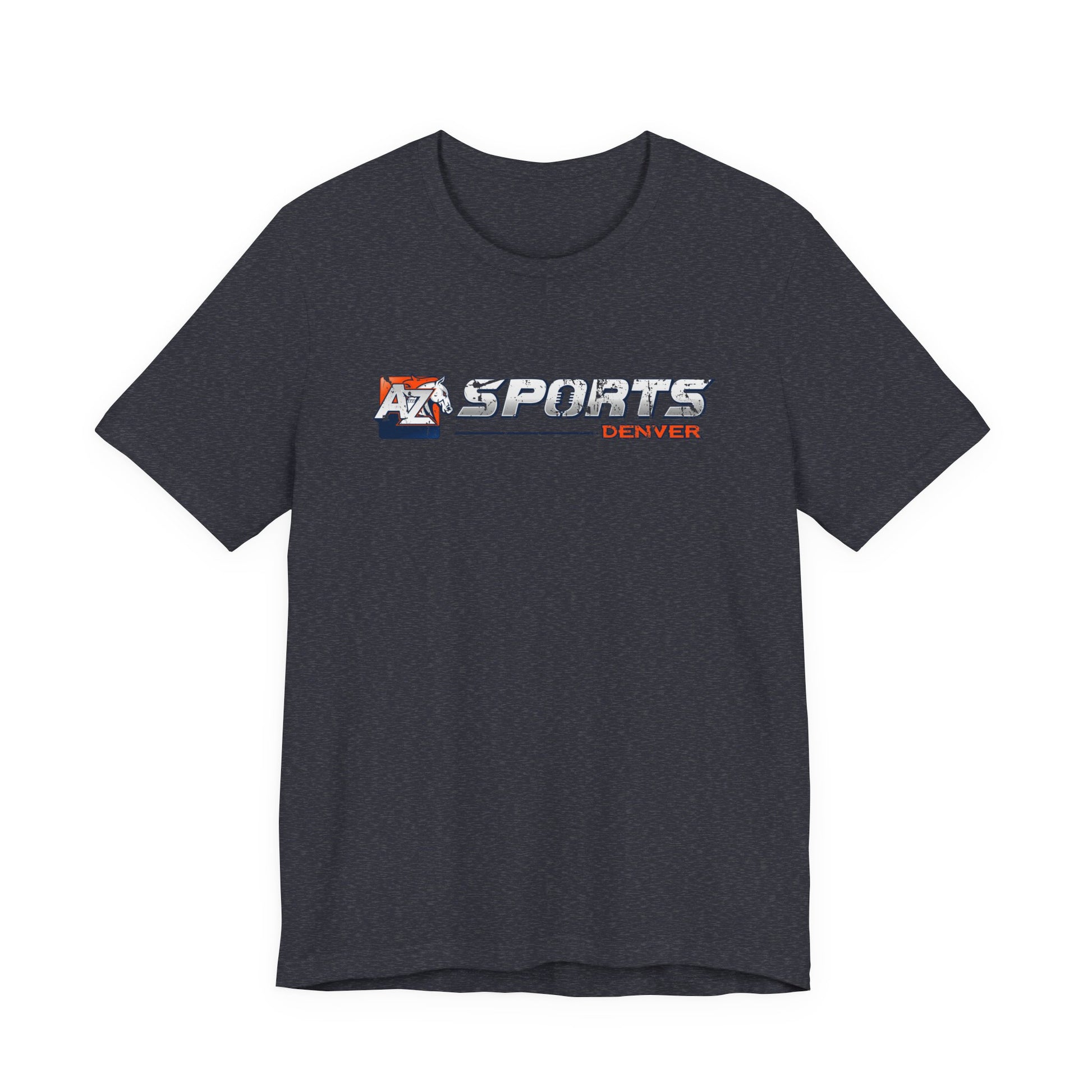 A to Z Sports Broncos Distressed Horizontal T-Shirt