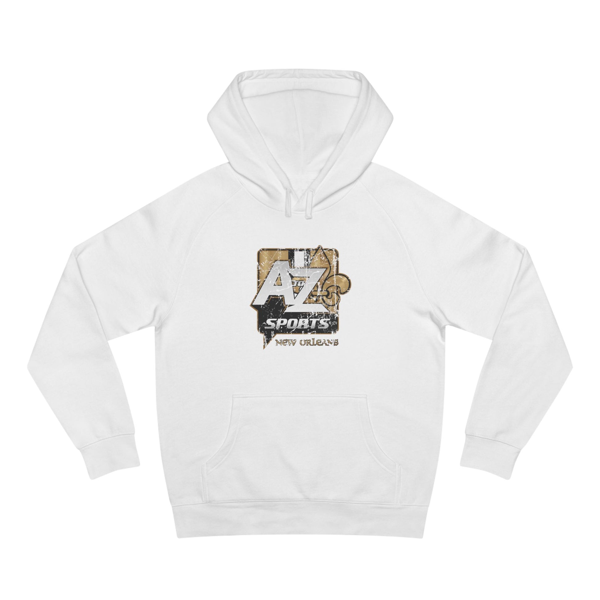 A to Z Sports Saints Distressed Hoodie