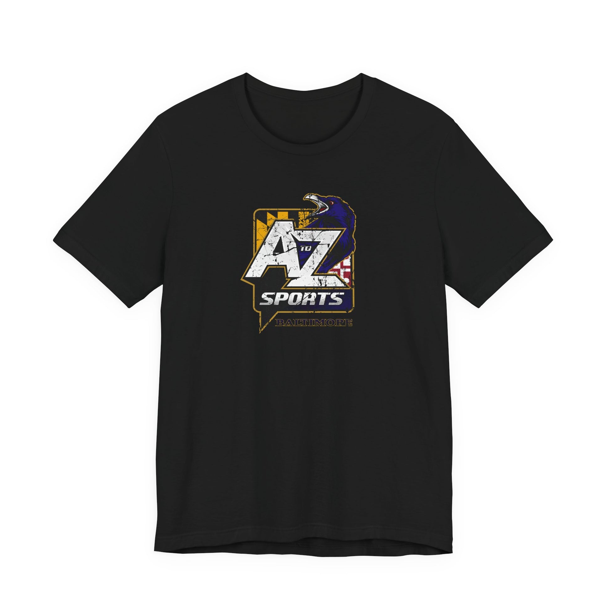 A to Z Sports Ravens Distressed T-Shirt