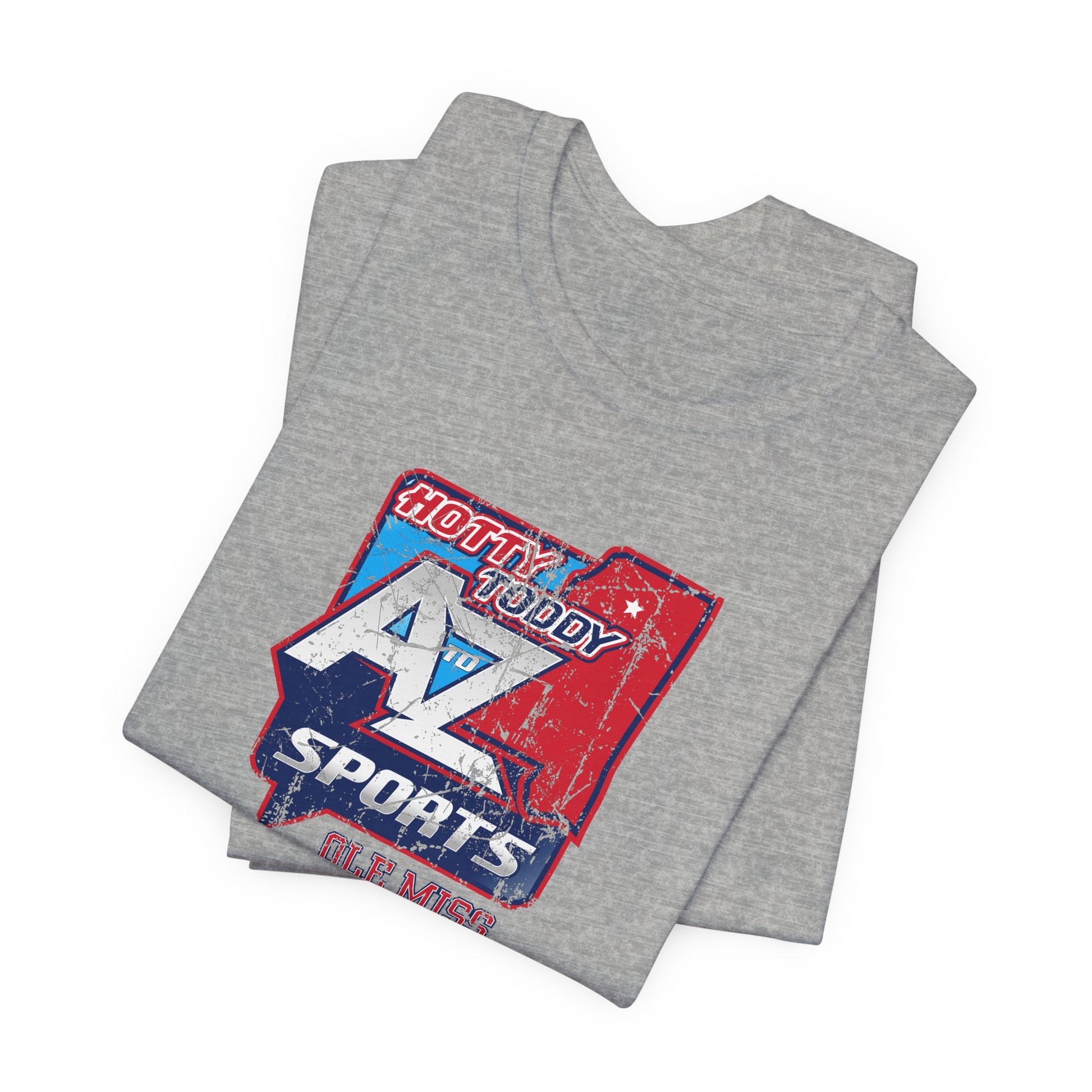A to Z Sports Ole Miss Distressed T-Shirt