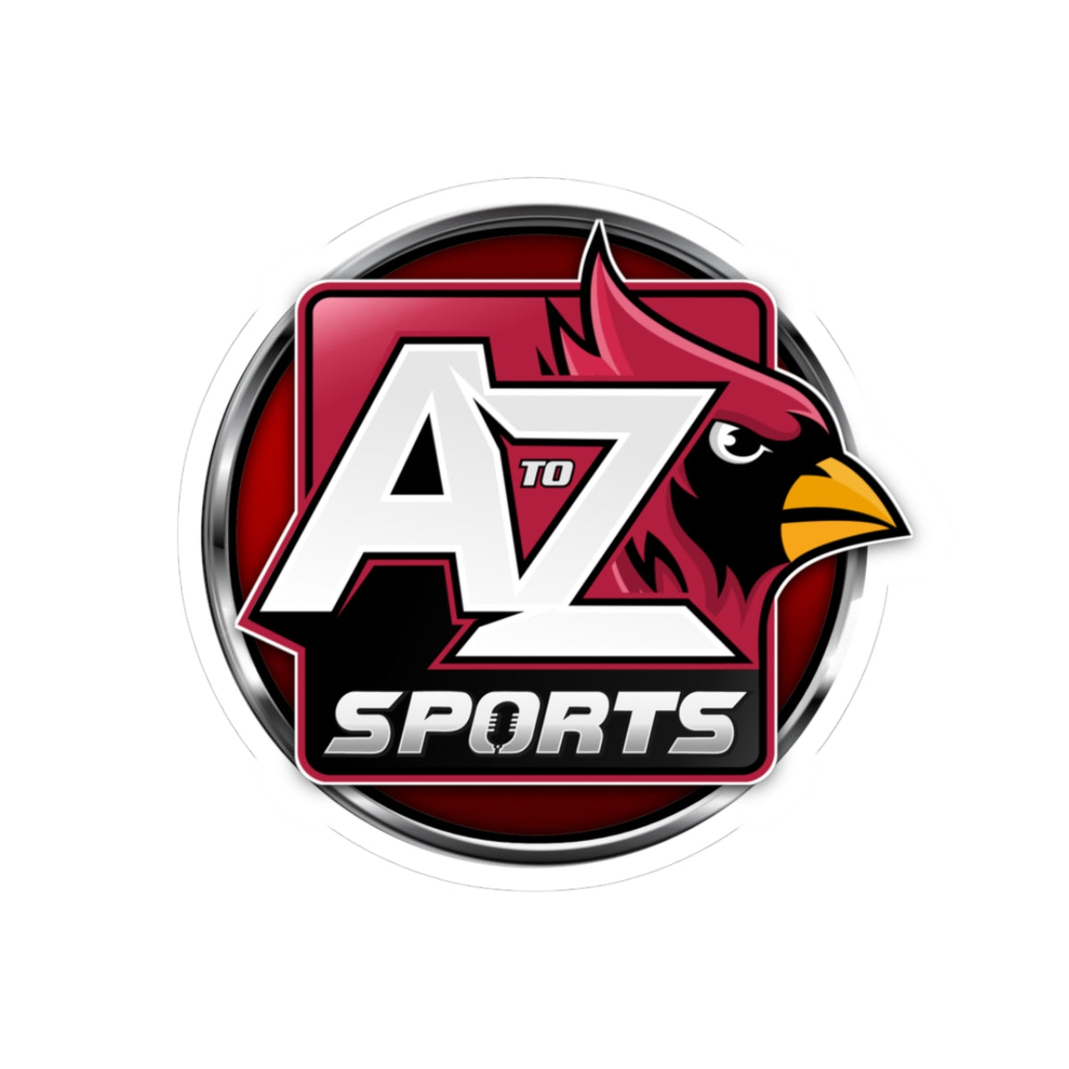 A to Z Sports Cardinals Sticker