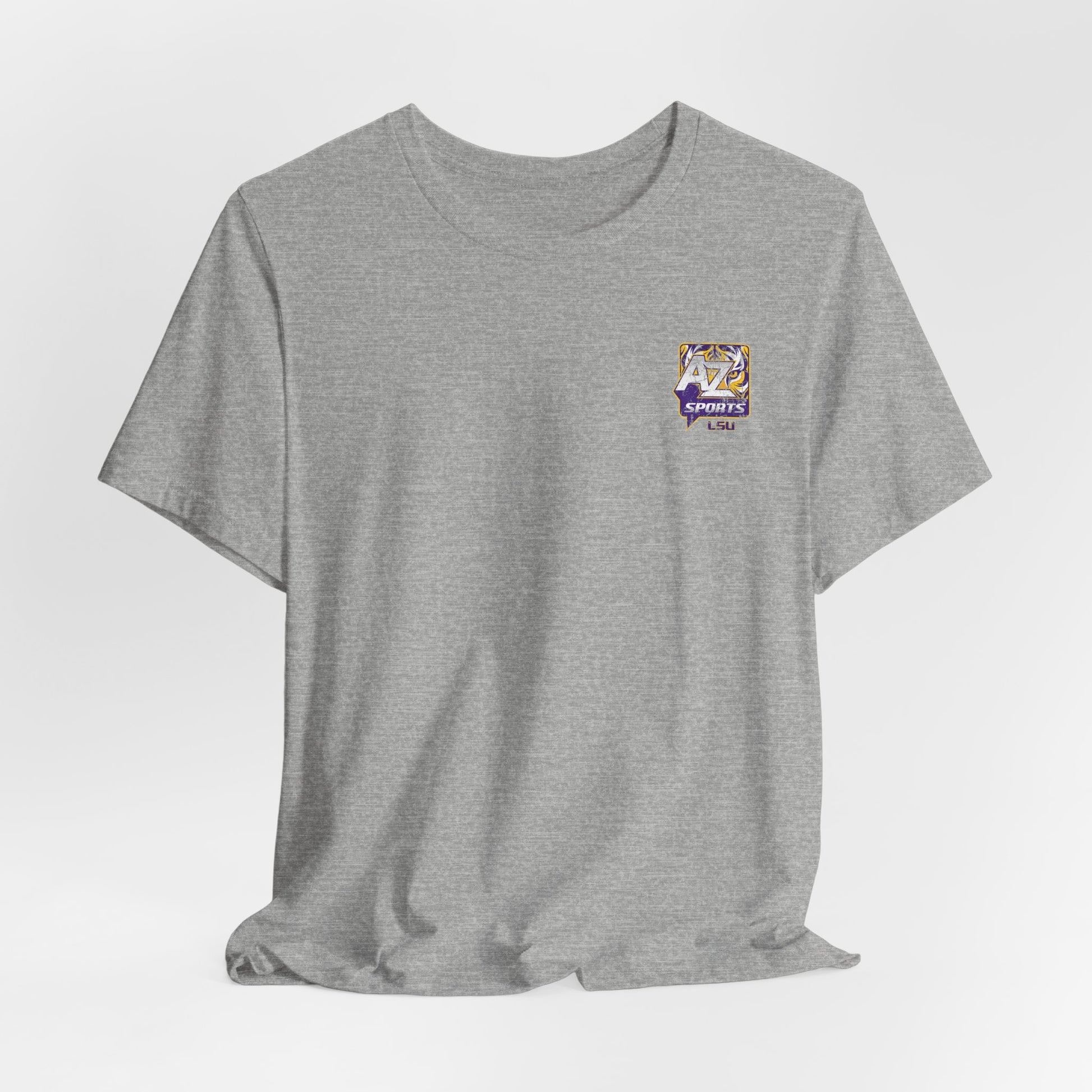 A to Z Sports LSU Distressed Pocket T-Shirt