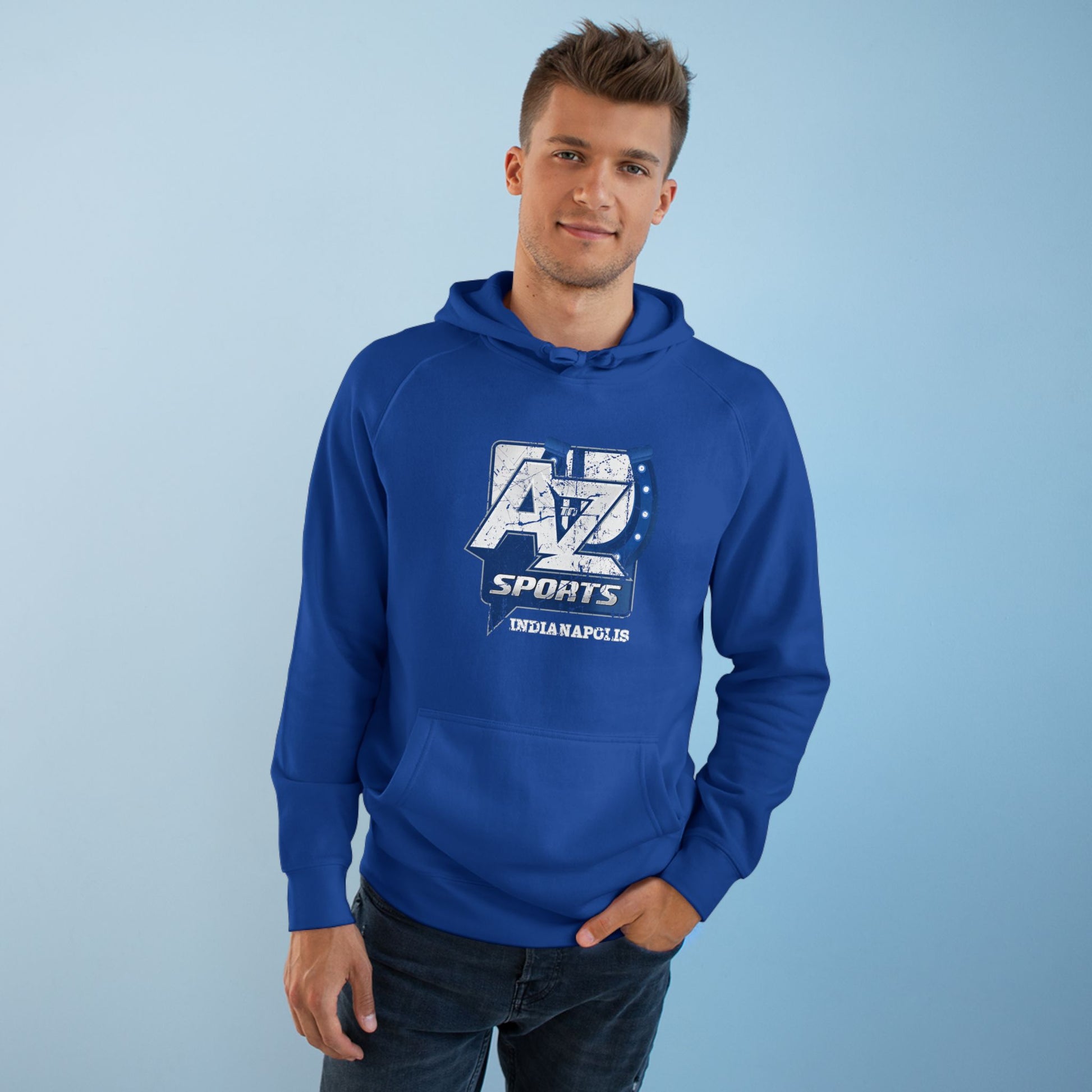 A to Z Sports Colts Distressed Hoodie