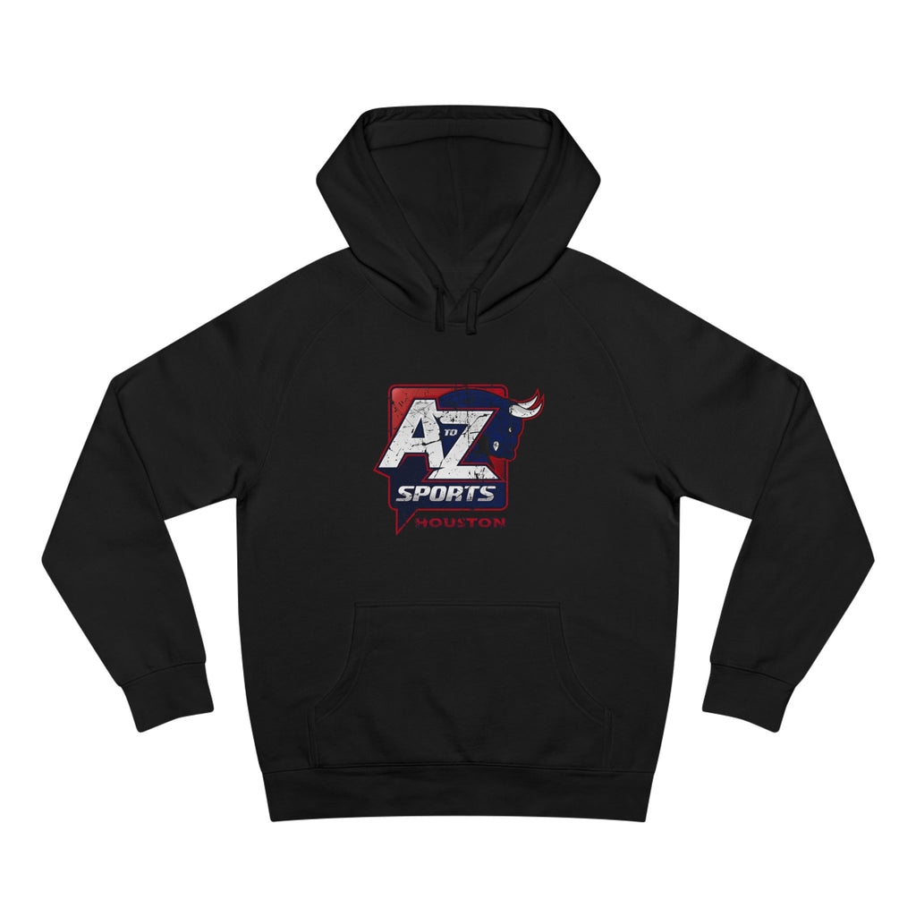 A to Z Sports Texans Distressed Hoodie