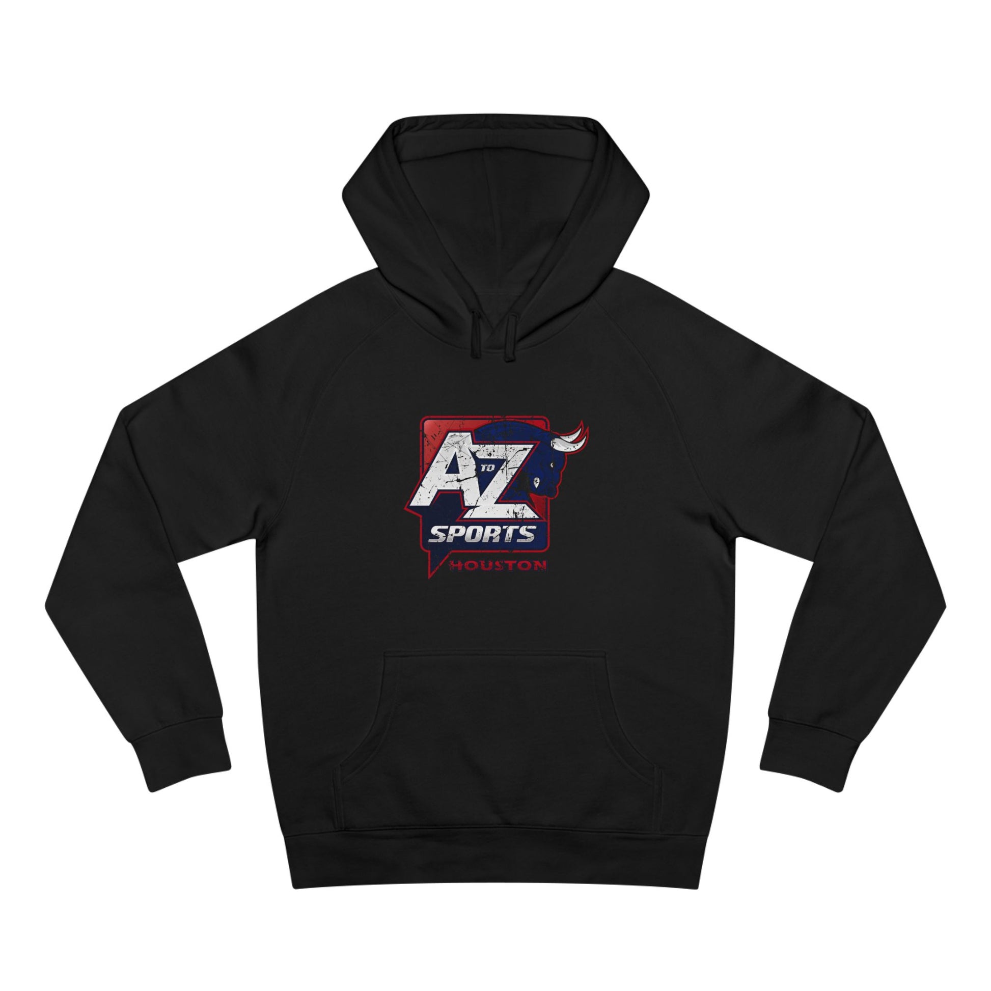A to Z Sports Texans Distressed Hoodie