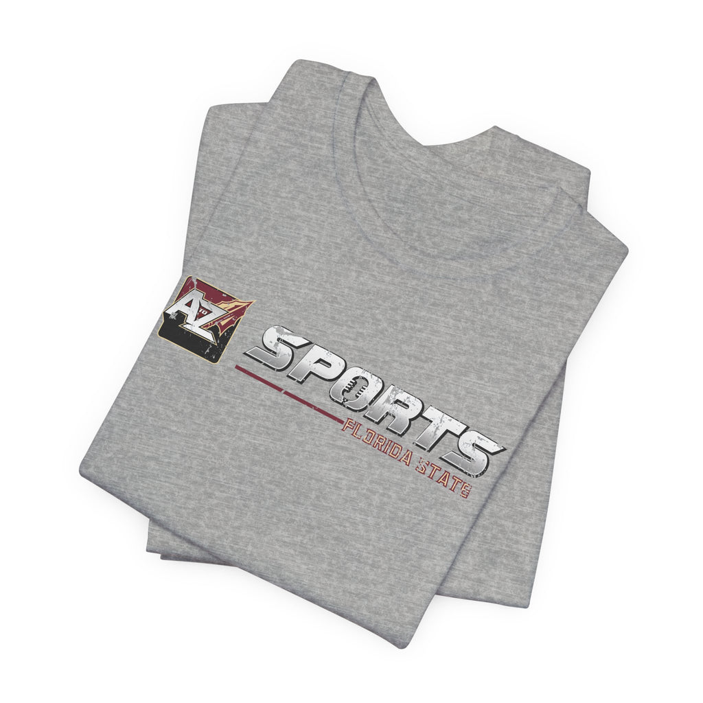 A to Z Sports Florida State Horizontal Distressed T-Shirt
