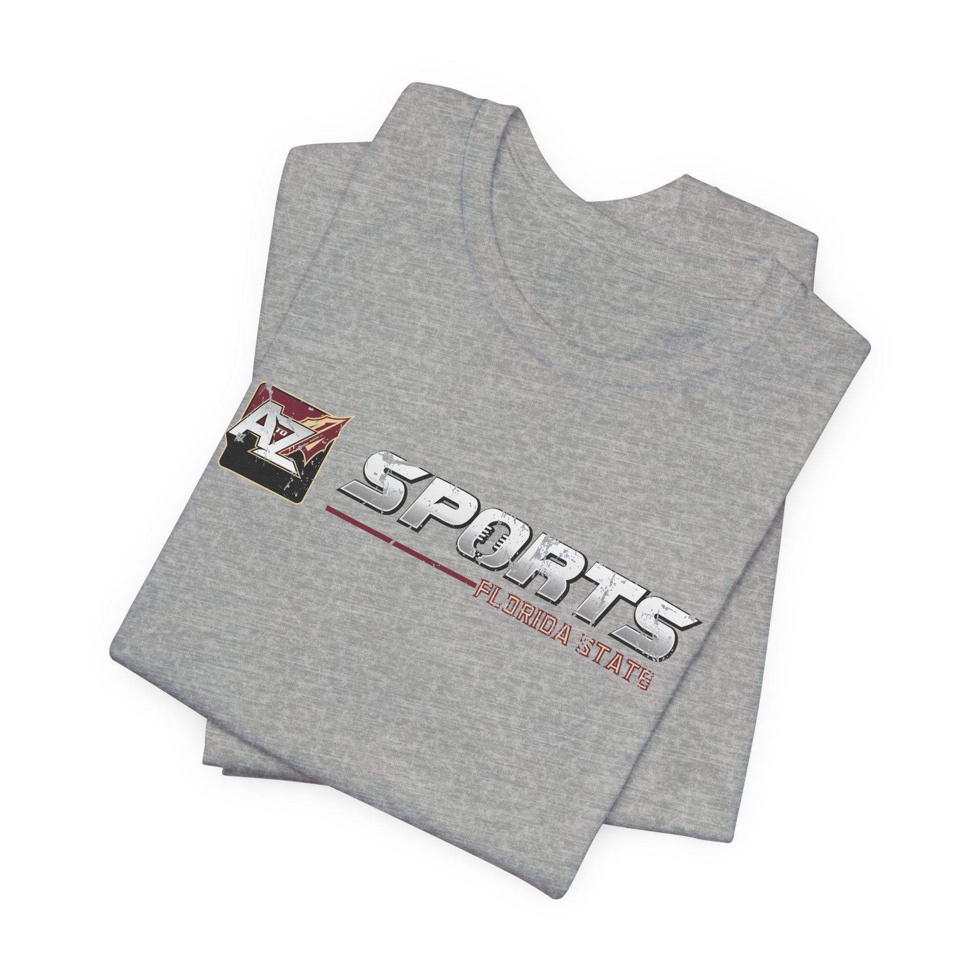 A to Z Sports Florida State Horizontal Distressed T-Shirt