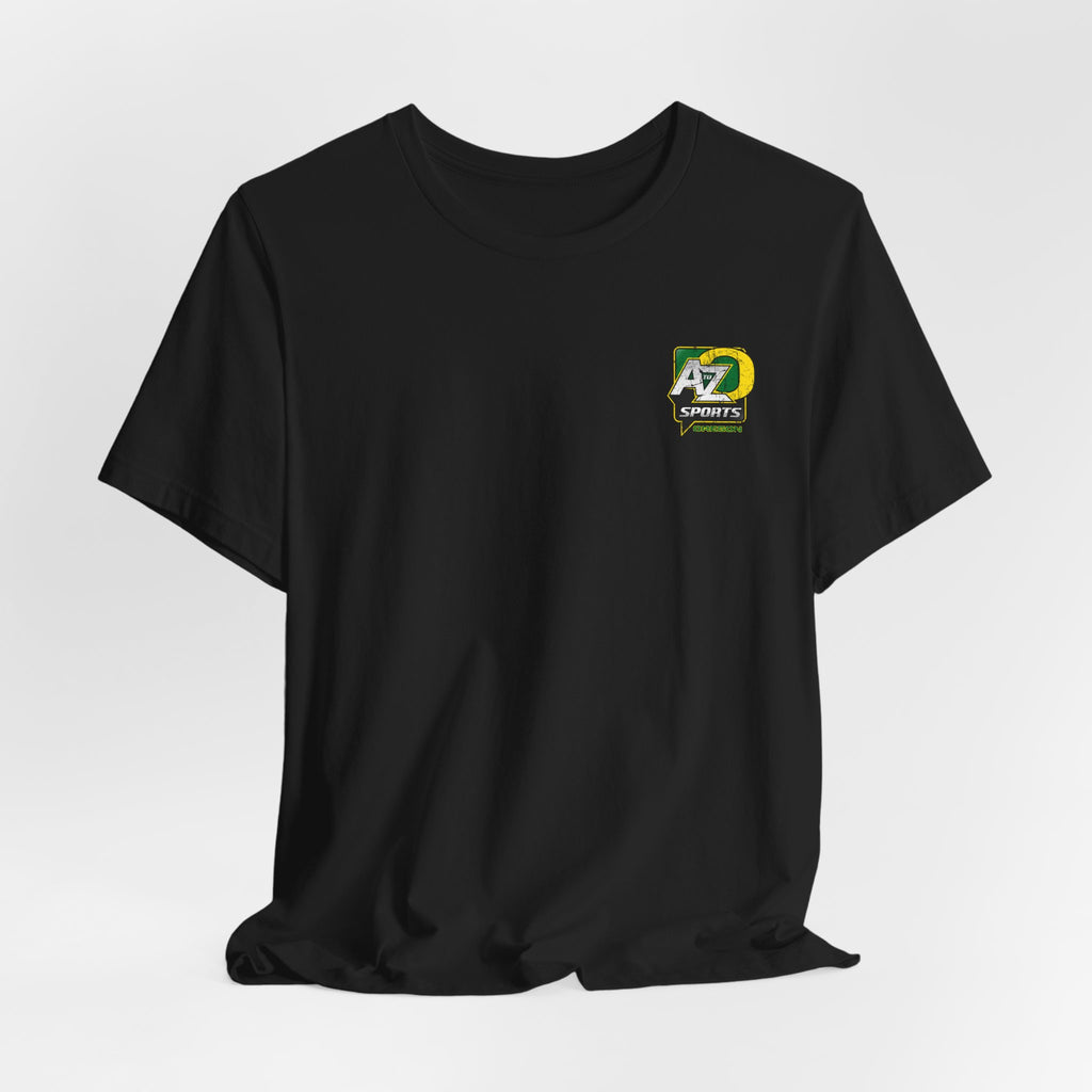A to Z Sports Oregon Distressed Pocket T-Shirt