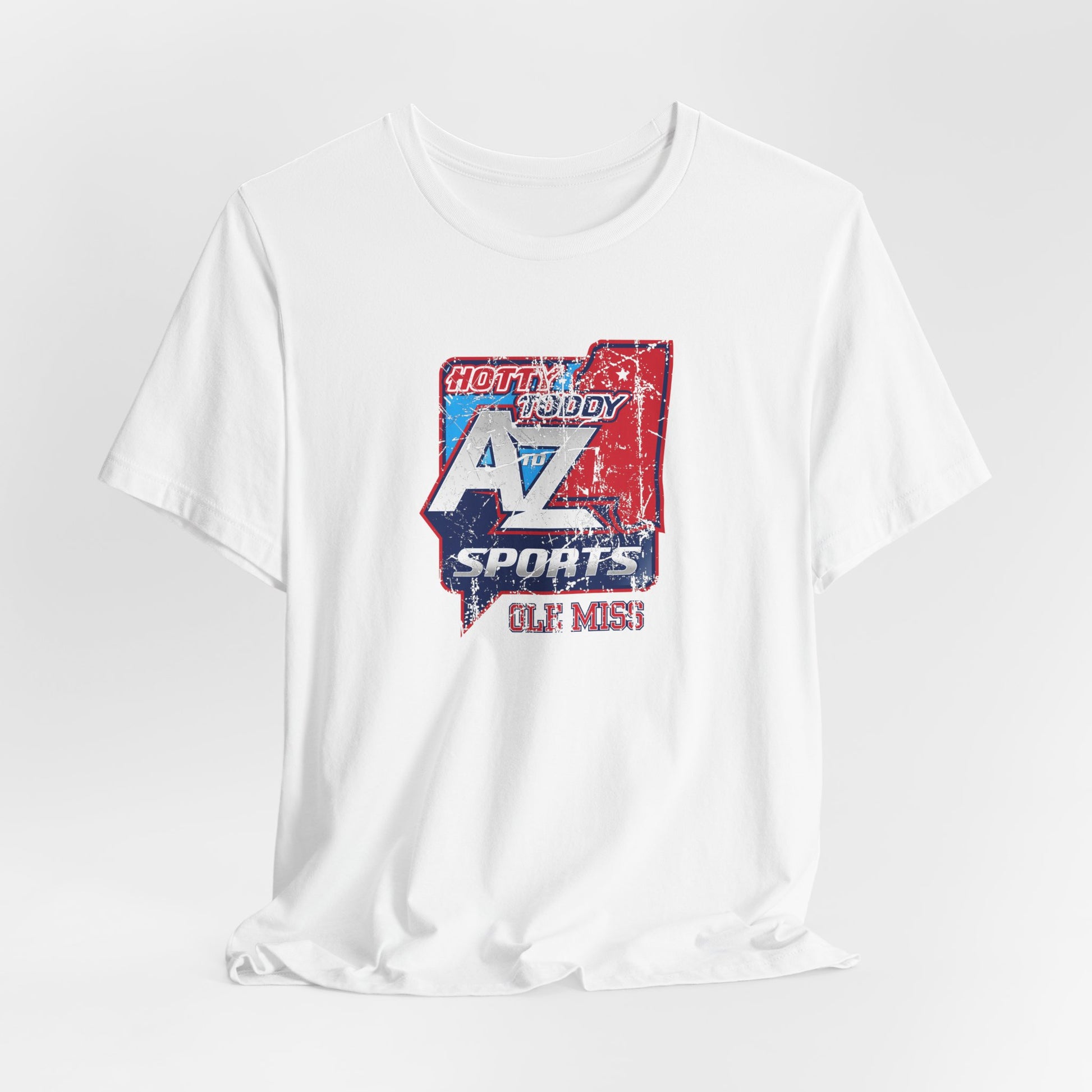 A to Z Sports Ole Miss Distressed T-Shirt