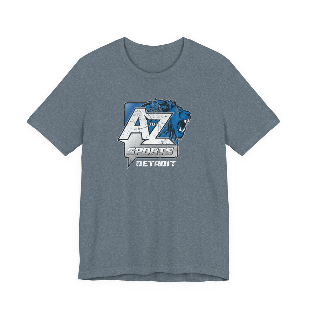 A to Z Sports Lions Distressed T-Shirt