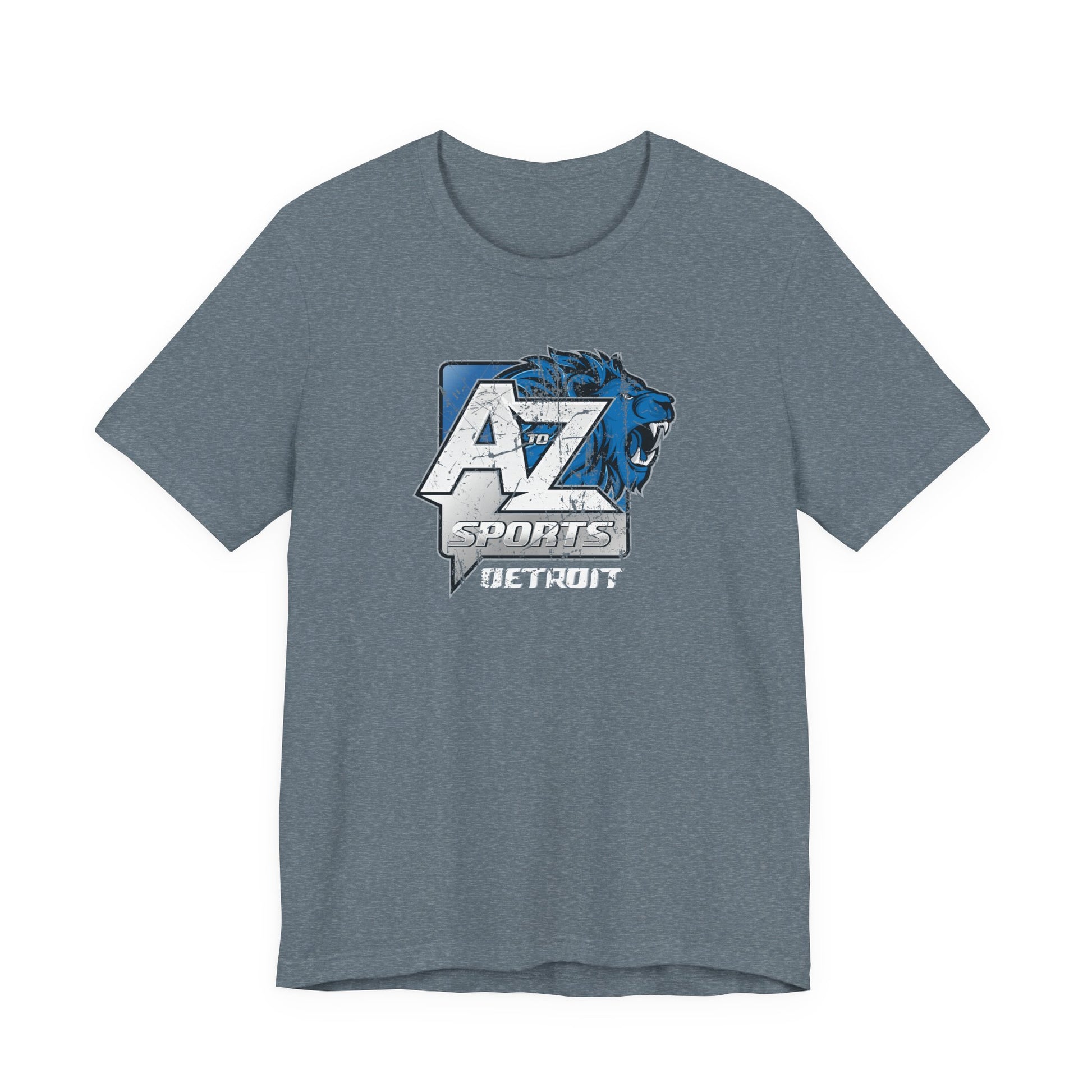 A to Z Sports Lions Distressed T-Shirt