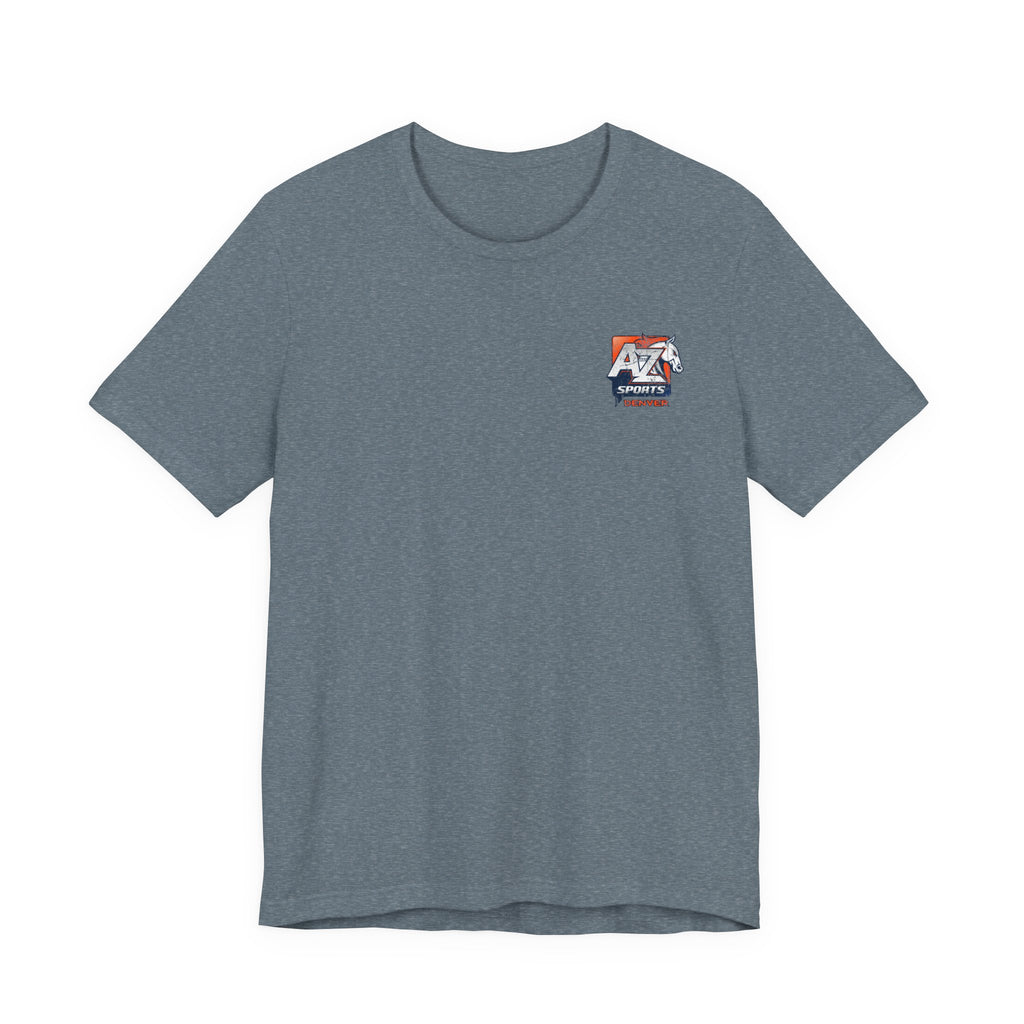 A to Z Sports Broncos Distressed Pocket T-Shirt