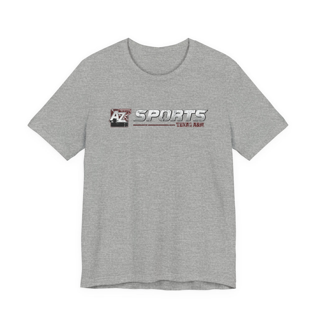 A to Z Sports Texas A&M Distressed Horizontal T-Shirt
