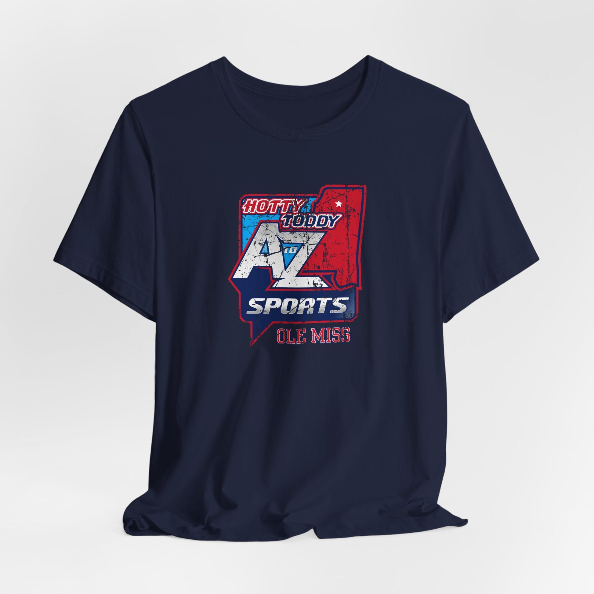 A to Z Sports Ole Miss Distressed T-Shirt