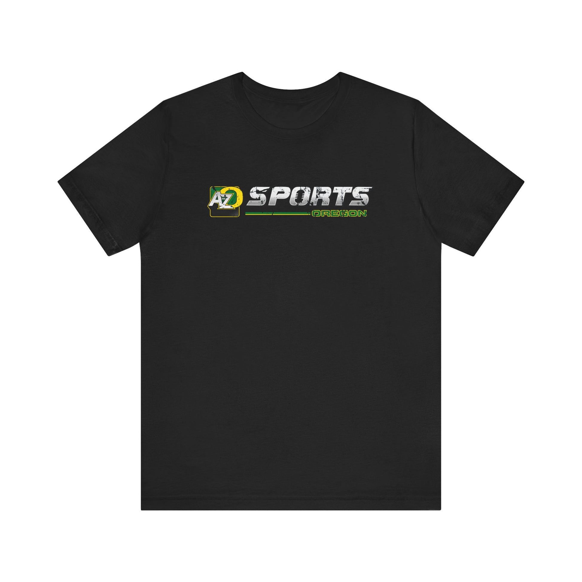 A to Z Sports Oregon Distressed Horizontal T-Shirt